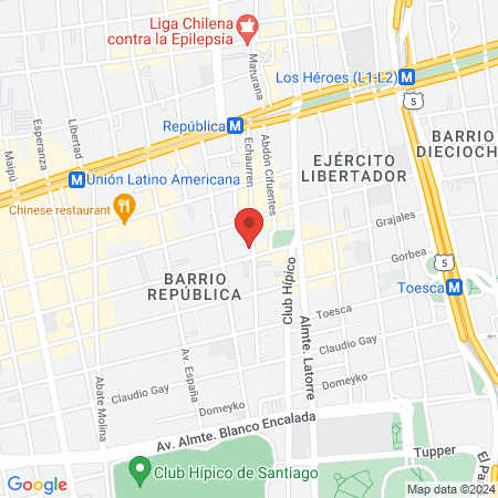 Centro Veterinario Republica map