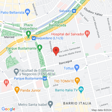 Oasis Spa Club map