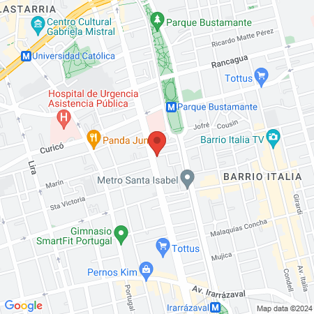 Baños Monumental map
