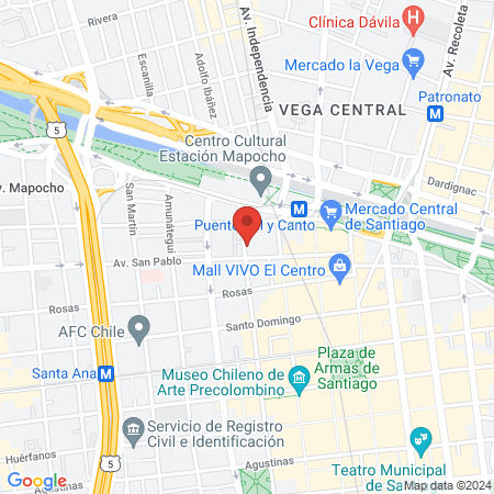 Energy Club Morandé map