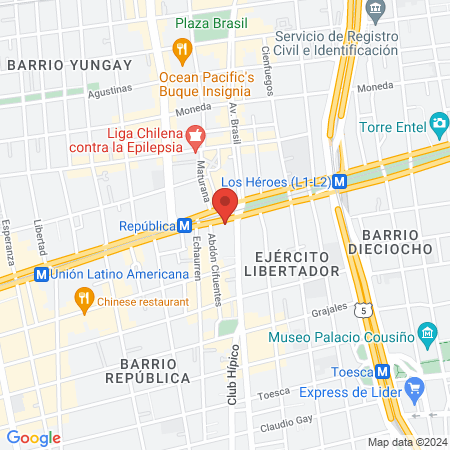 Escuela Yuukti Yoga map
