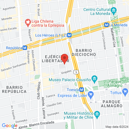 Clinica Odontologica Udp S A map