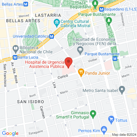 Hospital Emergency Public Assistance map