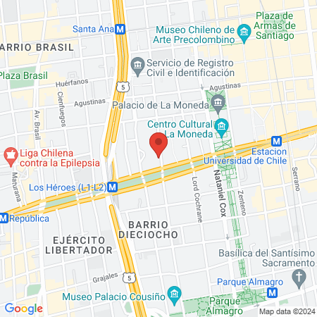 Centro Médico y Dental RedSalud Alameda map