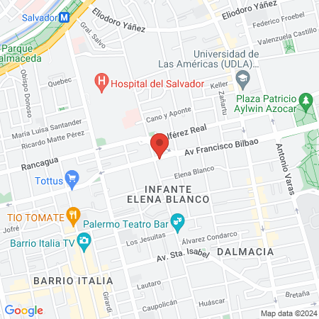 Clínica Veterinaria Invet - Chile map