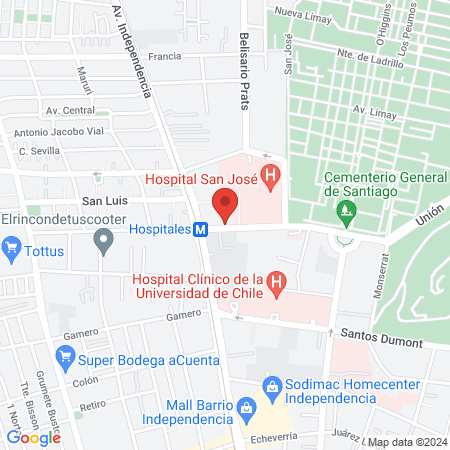 IntegraMédica Independencia map