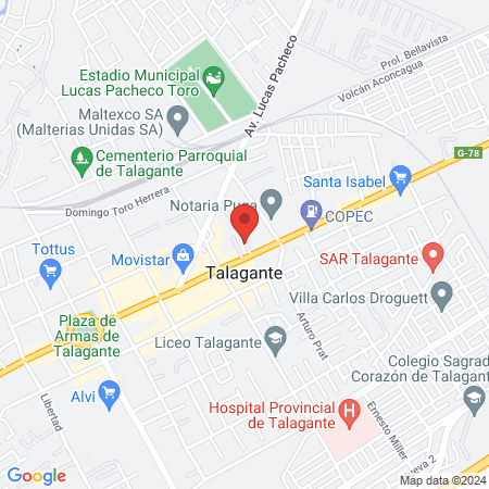 Estetica Integral y Cafeteria Venezia SpA. map