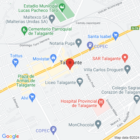 Bellas Nails & SPA map