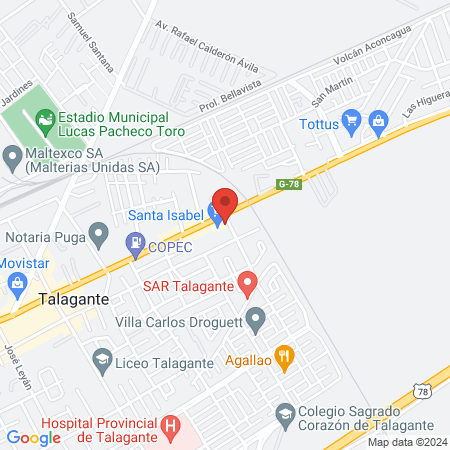 Energy Talagante map