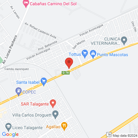 BARBERIA Y PELUQUERIA UNISEX map