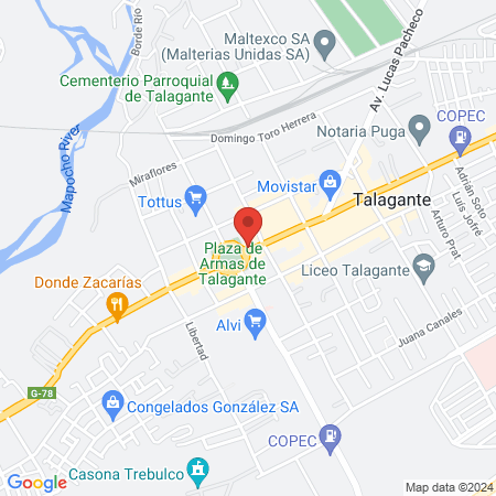 ODONTOLOGIA DEL MAIPO map