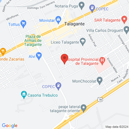 Clinica Dental Pfister map