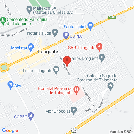 Centro Odontológico Arturo Prat Spa map