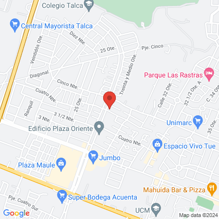 Bossa Nova Beauty Academy map