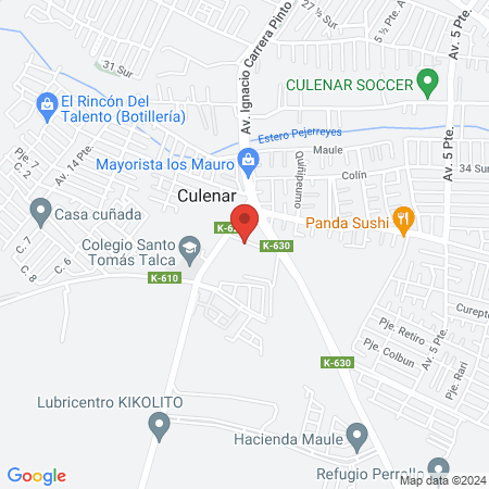 Cancha Colbún map