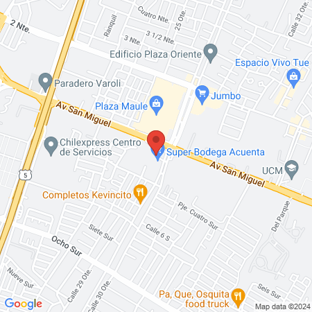 Clinica dental las Cruces map