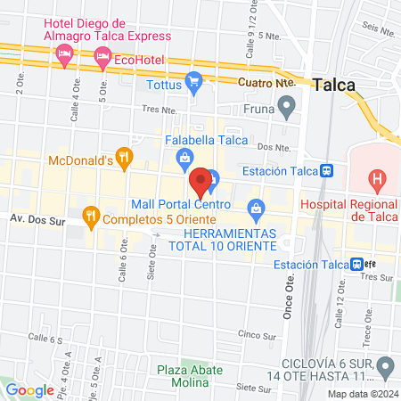 IntegraMédica Talca map