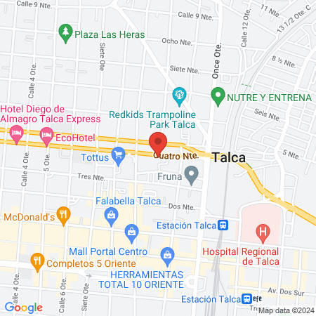 Centro Médico Andes Salud Talca map