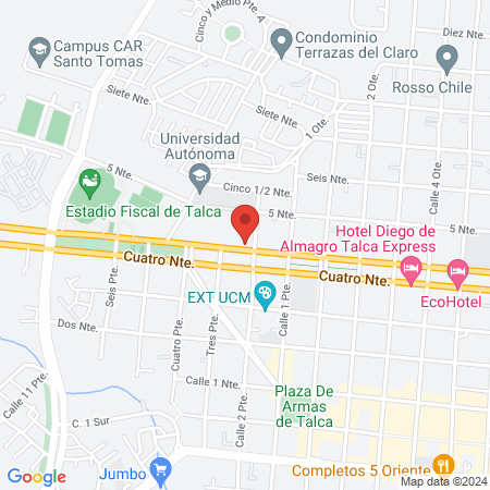 Centro de Atención Integral IST Talca map