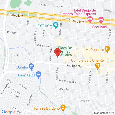 Kinealiv Talca map