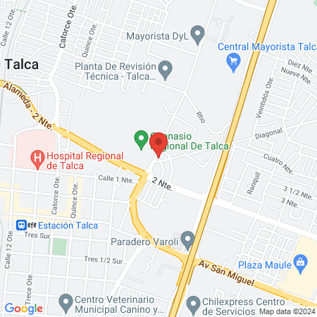 Clinica Veterinaria Talca map