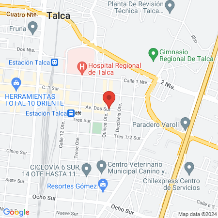 VETERINARIA DEL MAULE map