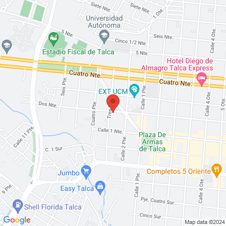 Instituto Ortodoncia Talca map