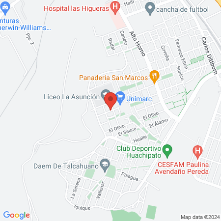 Peluquería Serval Higueras Talcahuano map