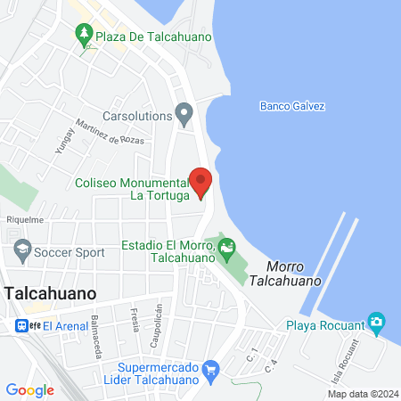 Coliseo La Tortuga map