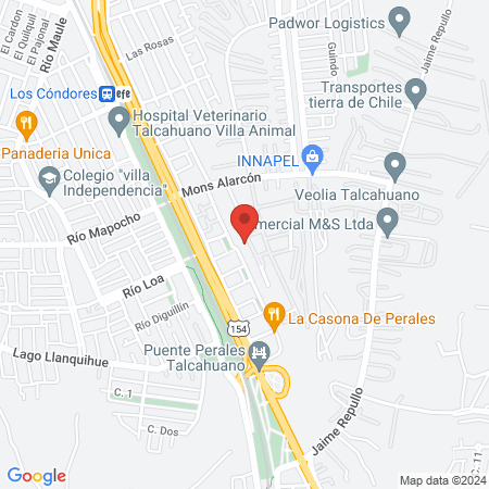 Gimnasio Villa Perales, Colodyr. Consejo Local De Deportes Y Recreacion. map