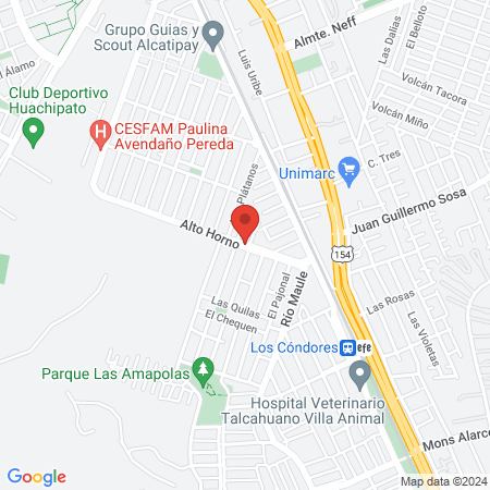 La Diez Barberia map