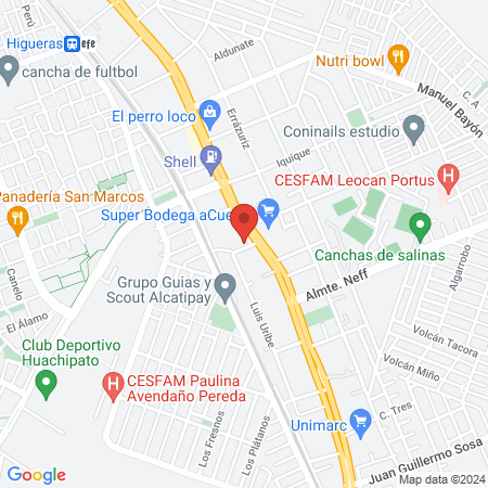 Dra. Julia Peña Pérez, Dentista map