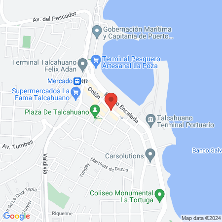 Clínica Pacifico map