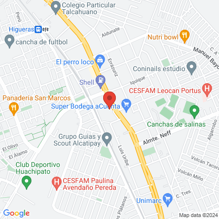 Clinical Hospital Talcahuano IST map