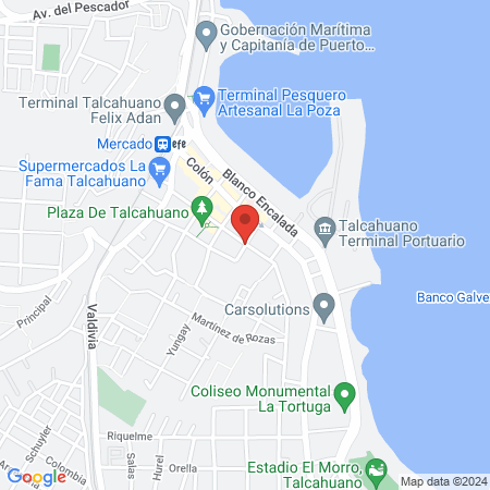Centro Medico Anibal Pinto Talcahuano map