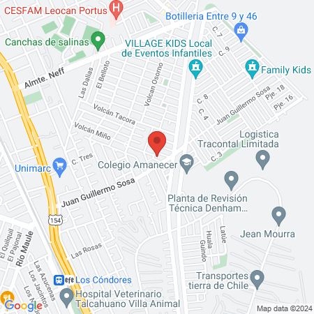 Veterinaria Fauna map