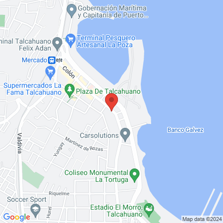 Clínica Dental y Laboratorio RedSalud Talcahuano map