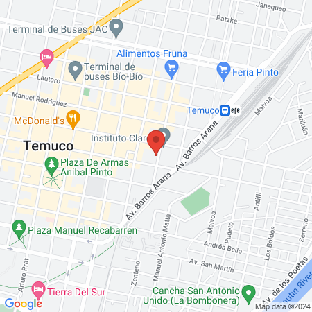 Barbería King Of King's map