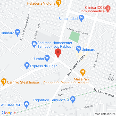 Salón de Belleza Temuco Divinas map