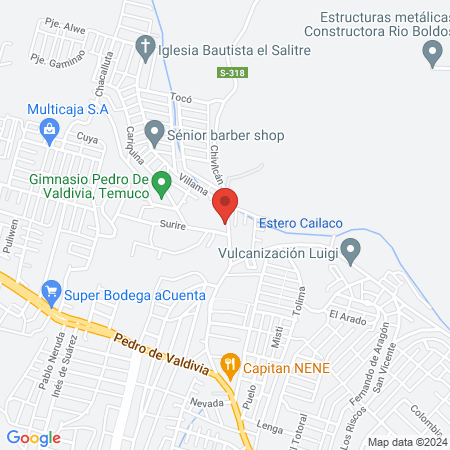 Family Health Center Pedro de Valdivia map