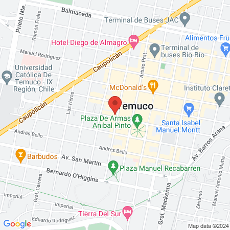 Comision Medica Regional Temuco map