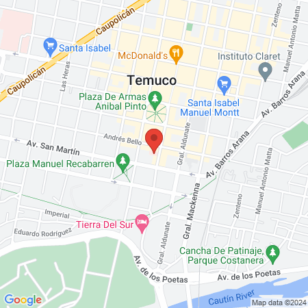 Centro Médico y Dental RedSalud Temuco map