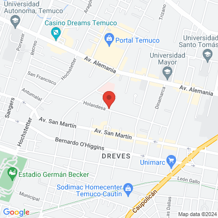 Mutual de Seguridad Camara Chilena de la Construccion map