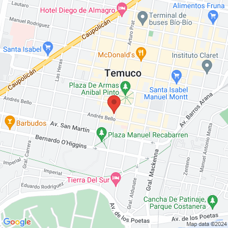 Terapias Kinebell Temuco map