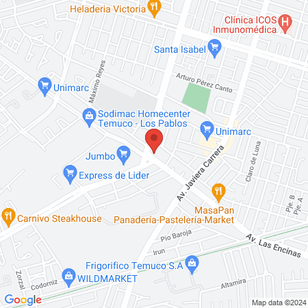 Veterinaria Altamira map