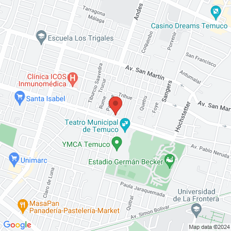 Clinica Veterinaria Temuco map