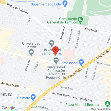 CODA - Facultad de Odontología UFRO map