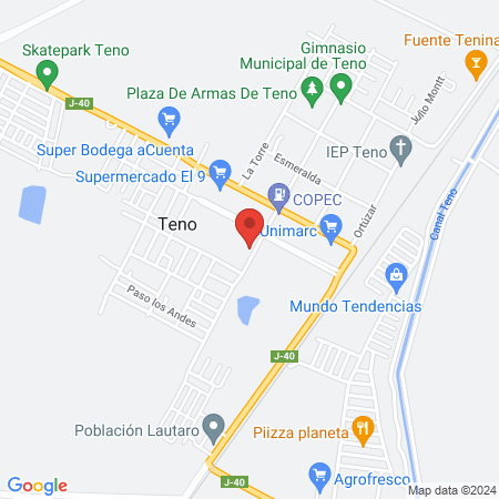 Hospital San Juan de Dios de Teno map