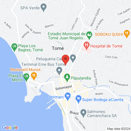 Peumayen FitnessBox Tomé map