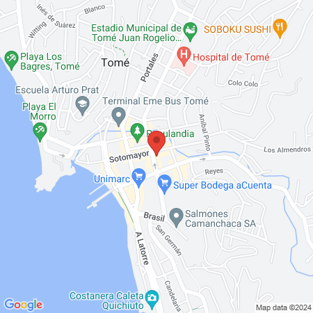 Dr. Miguel Lagos Rodríguez | Cirujano Dentista en Tomé map